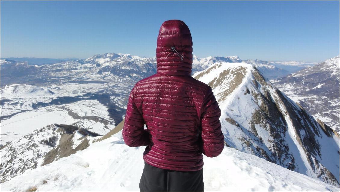 Tout de suite au chaud au sommet de la Petite Autane