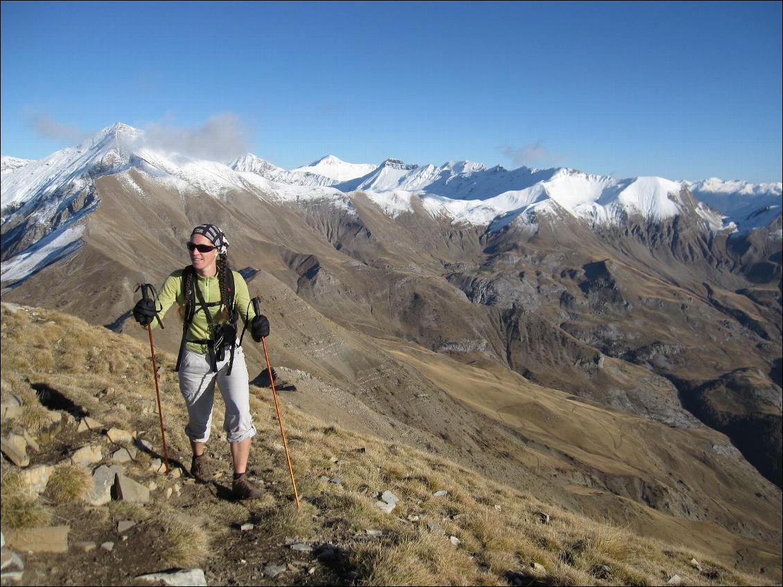 En montagne (Petite Autane, Champsaur, 05) avec les Salomon Fusion