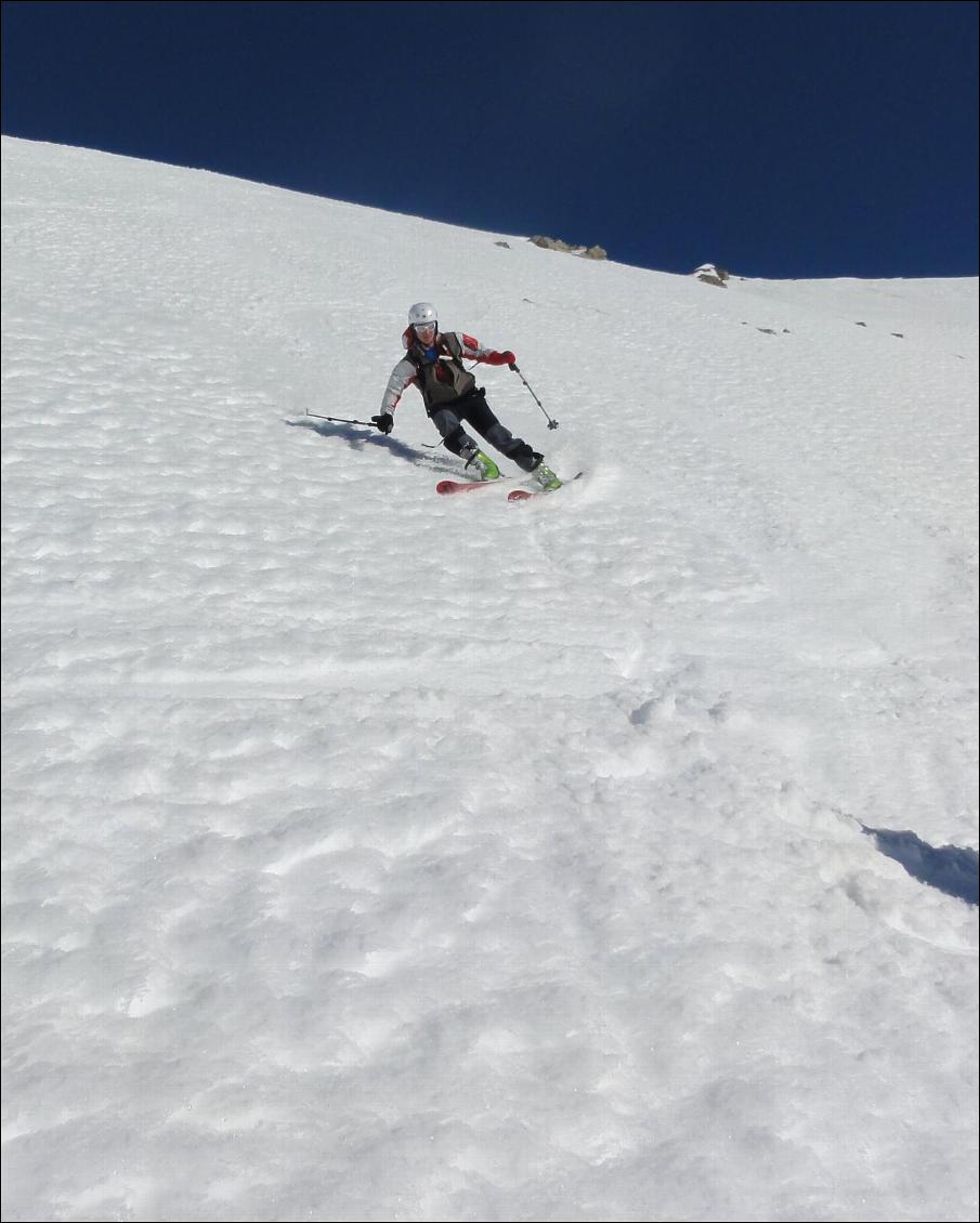 En transfo un peu lourde, super bon avec des skis larges