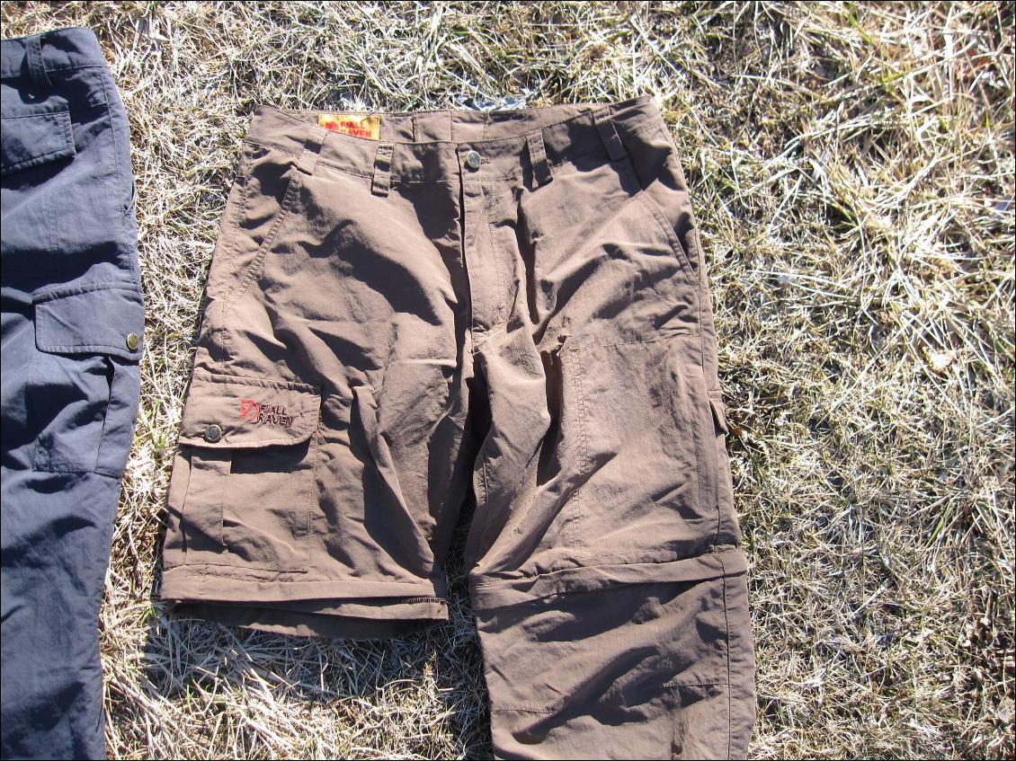 Pantalon Fjäll räven MT Trousers Karl zip off : convertible en short au-dessus du genou