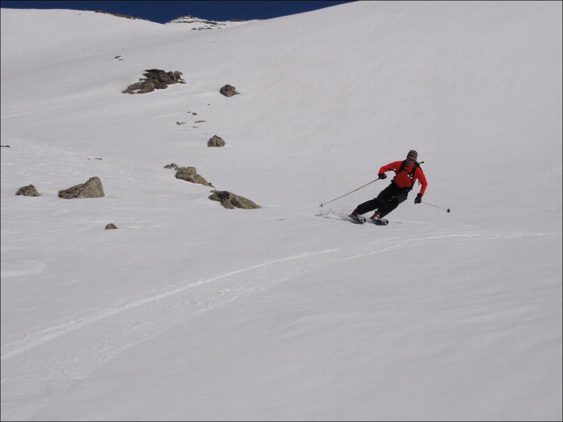 Drift sur neige dure, ça le fait quand même