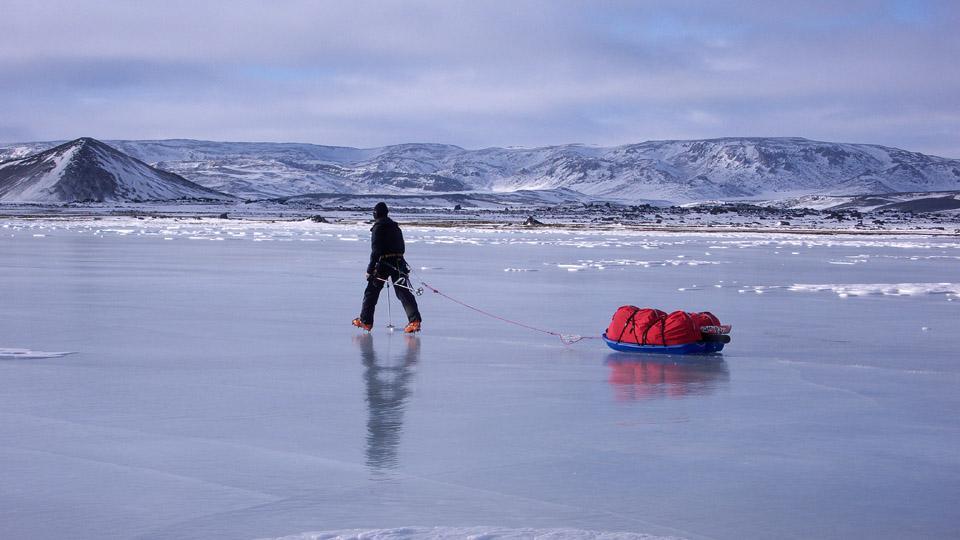 Kite ski Islande