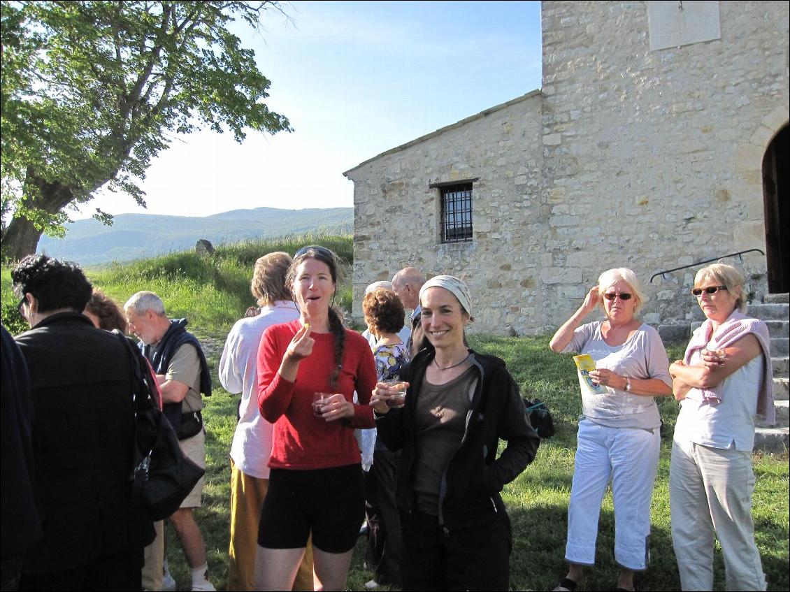 Après le concert, on profite de l'apéro dinatoire. Bien agréable :-)