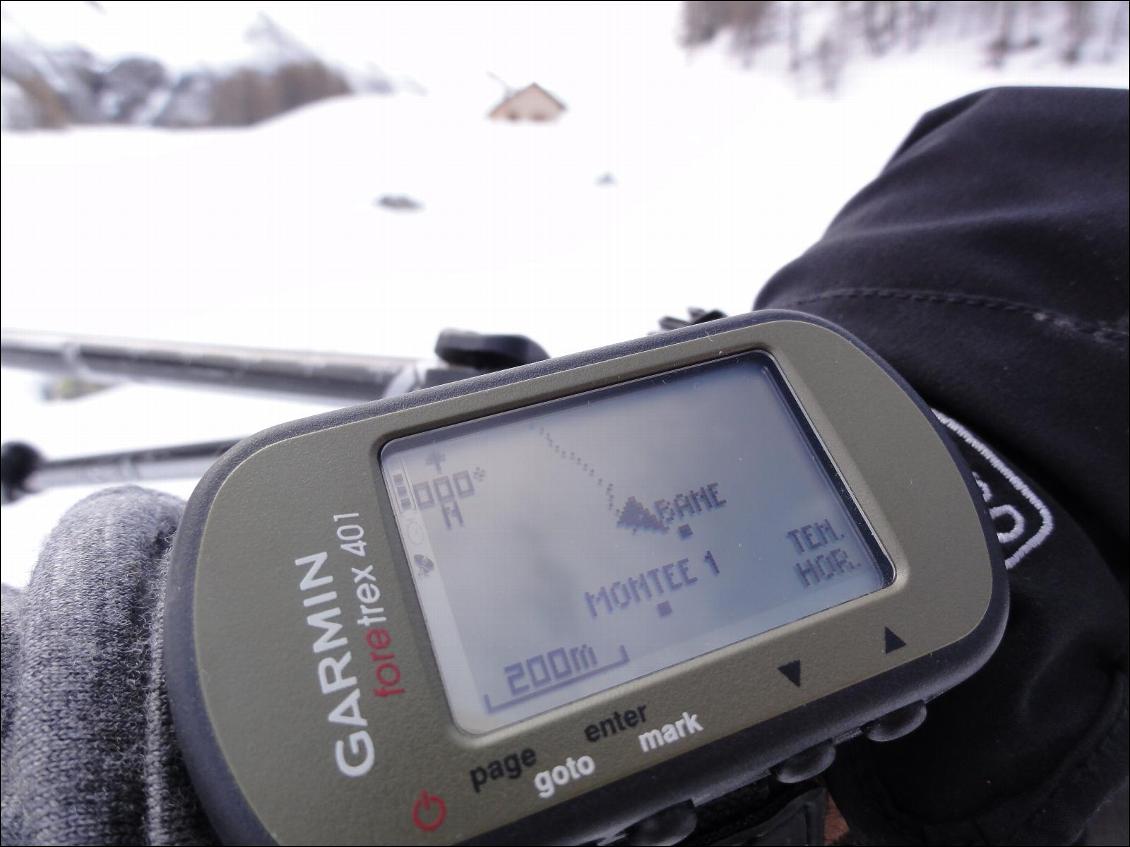 Garmin Foretrex 401 - le mode "plan"