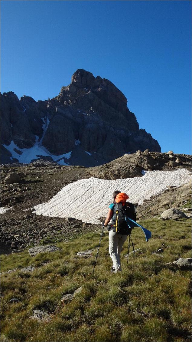 Au pied du brec de Chambeyron