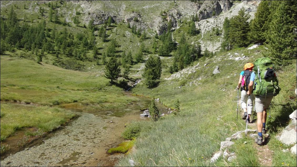 Au-dessus du lac Miroir, Queyras