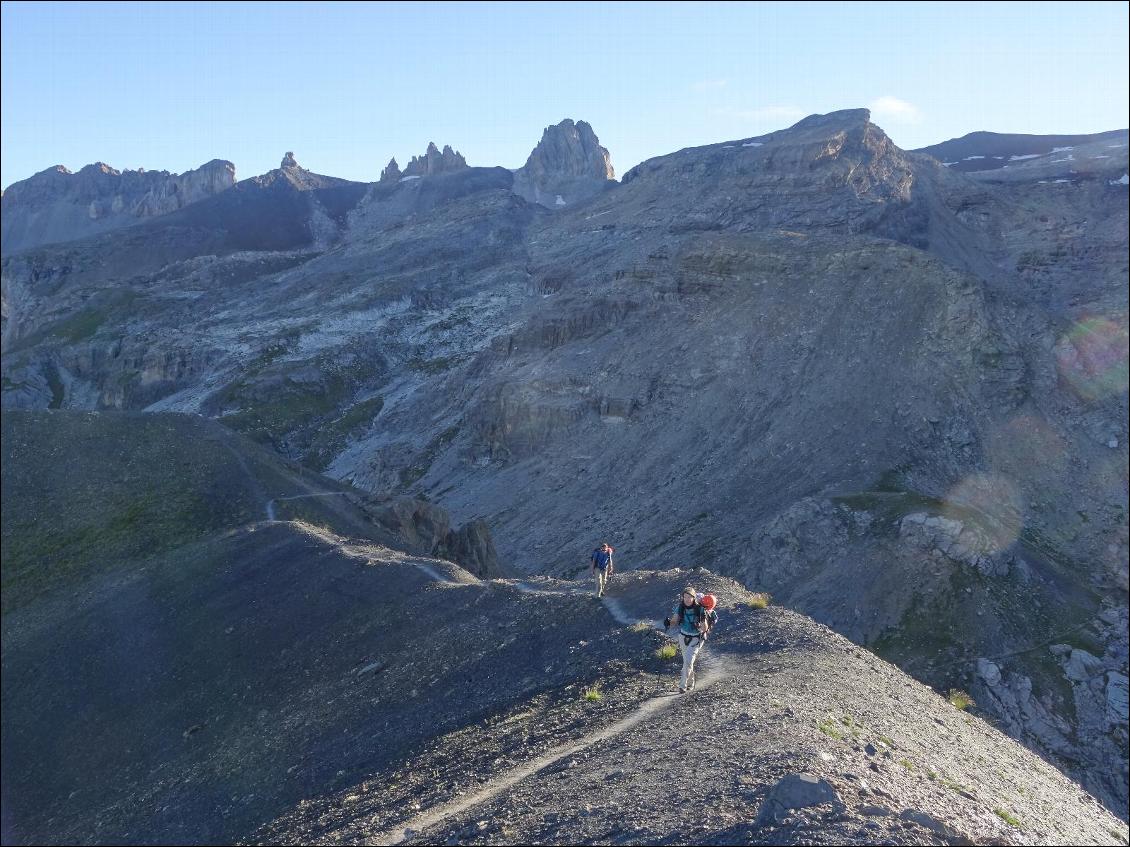 Crêtes entre col de Serenne et tête de Paneyron