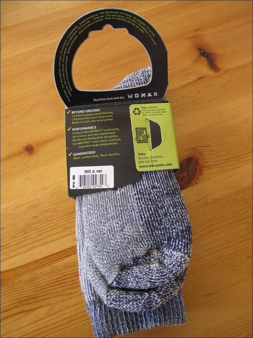 Chaussettes Teko Heavyweight Trekking en laine Mérinos