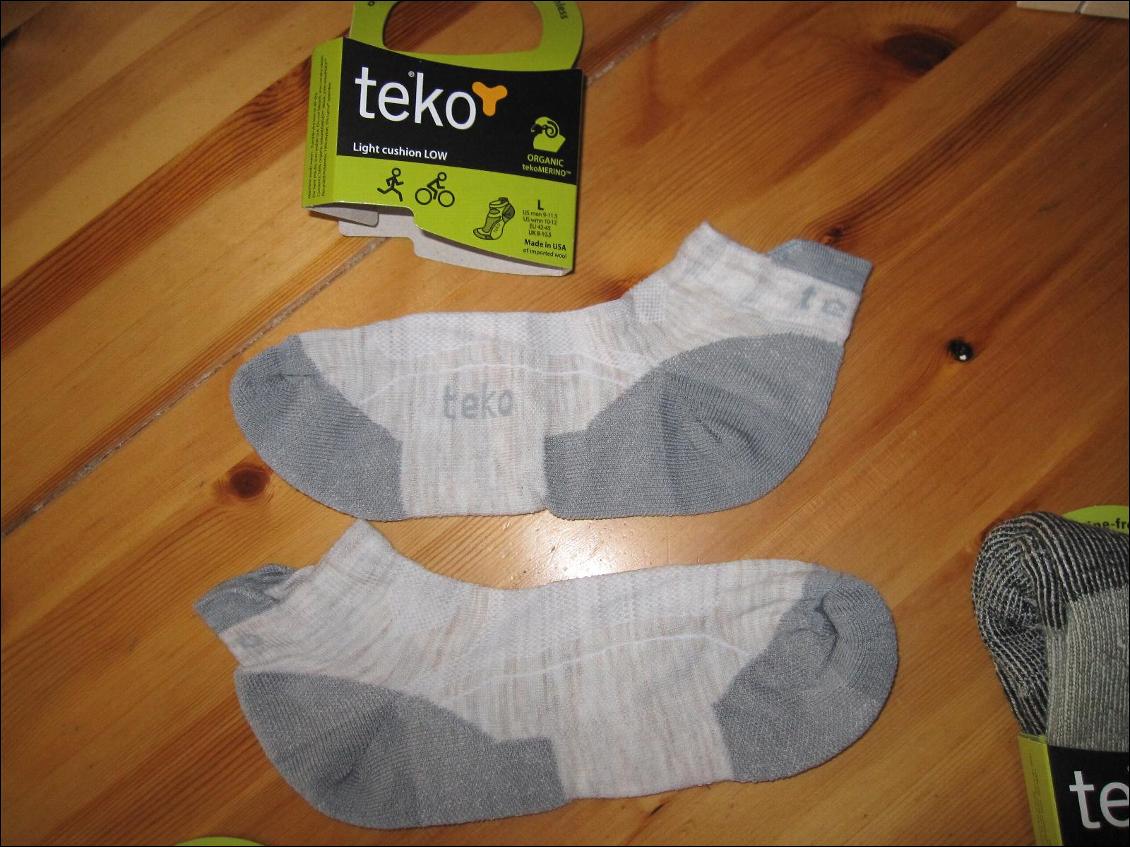 Chaussettes Teko en laine Mérinos Light cushion Low