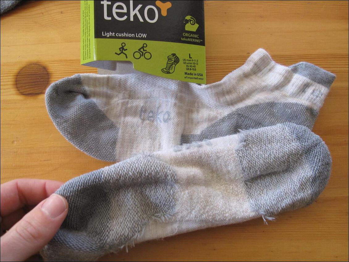 Chaussettes Teko en laine Mérinos Light cushion Low