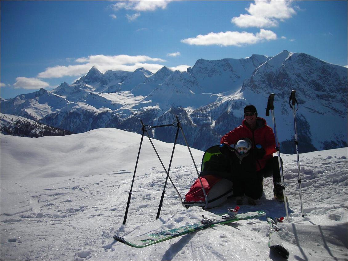 Haute Trace des Escartons à ski pulka