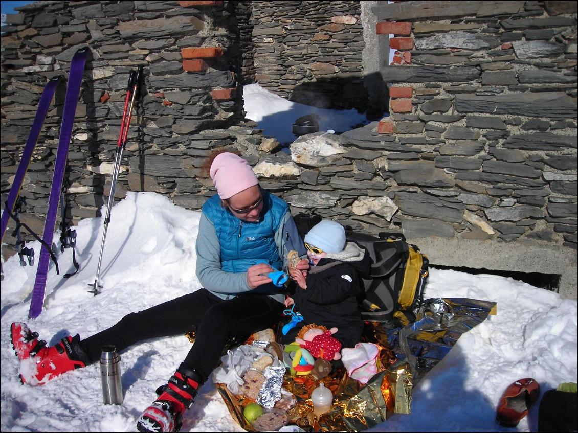 Haute Trace des Escartons à ski pulka