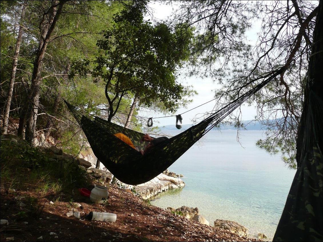 Bivouac en hamac comme à notre habitude