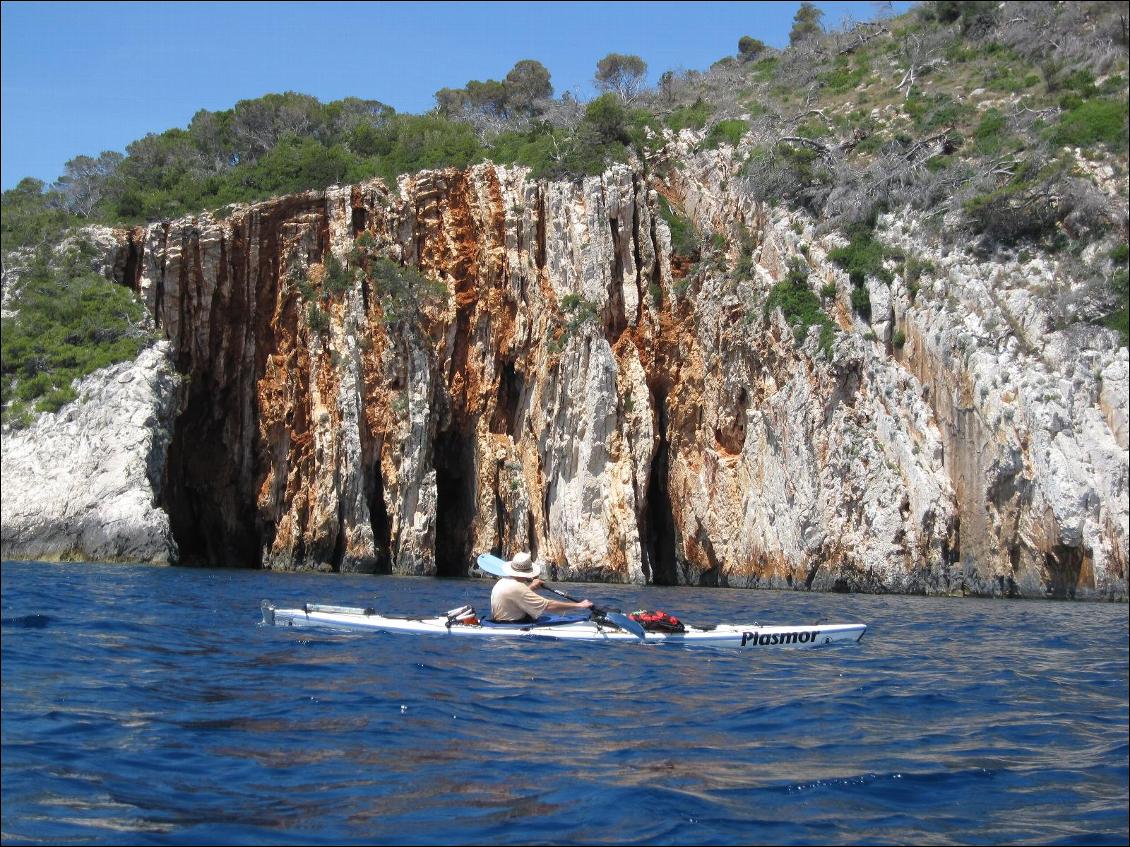 La façade sud-ouest de l'île de Hvar