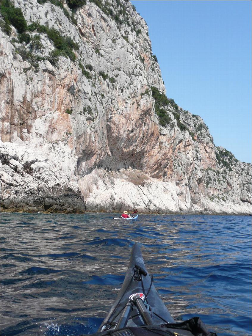 Très jolie section sauvage sur le sud de Peljesac