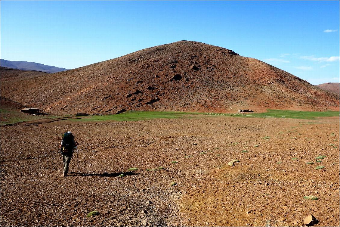 Arrivée au bivouac