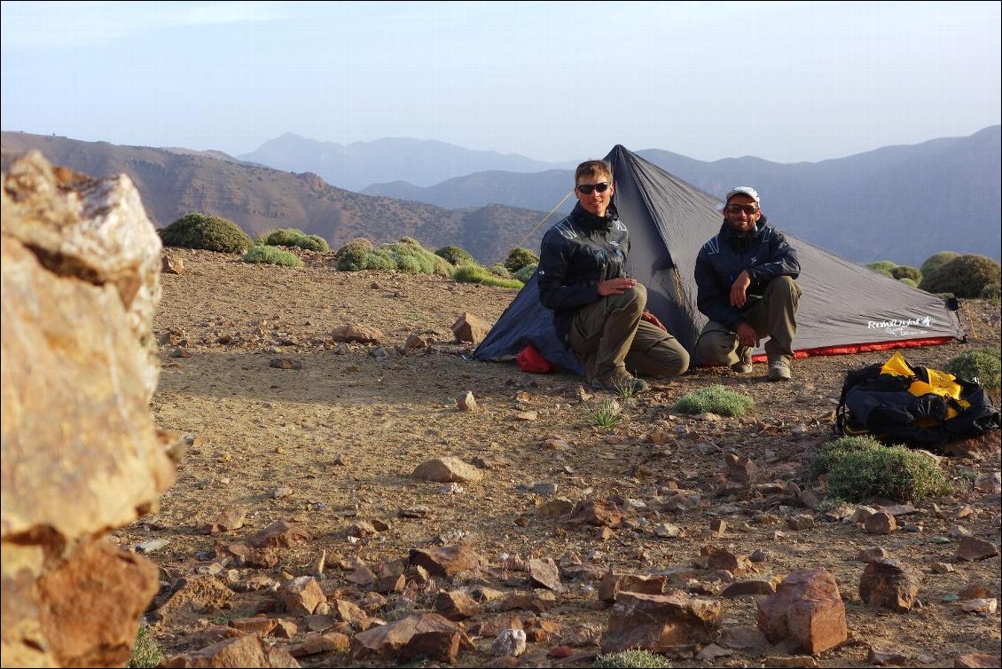 Bivouac avant le Toubkal