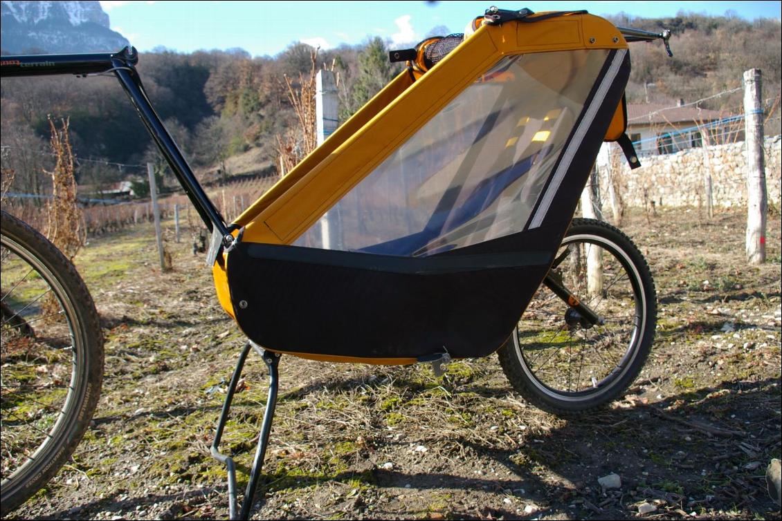 Remorque vélo enfant mono-roue Tout-terrain Single Trailer