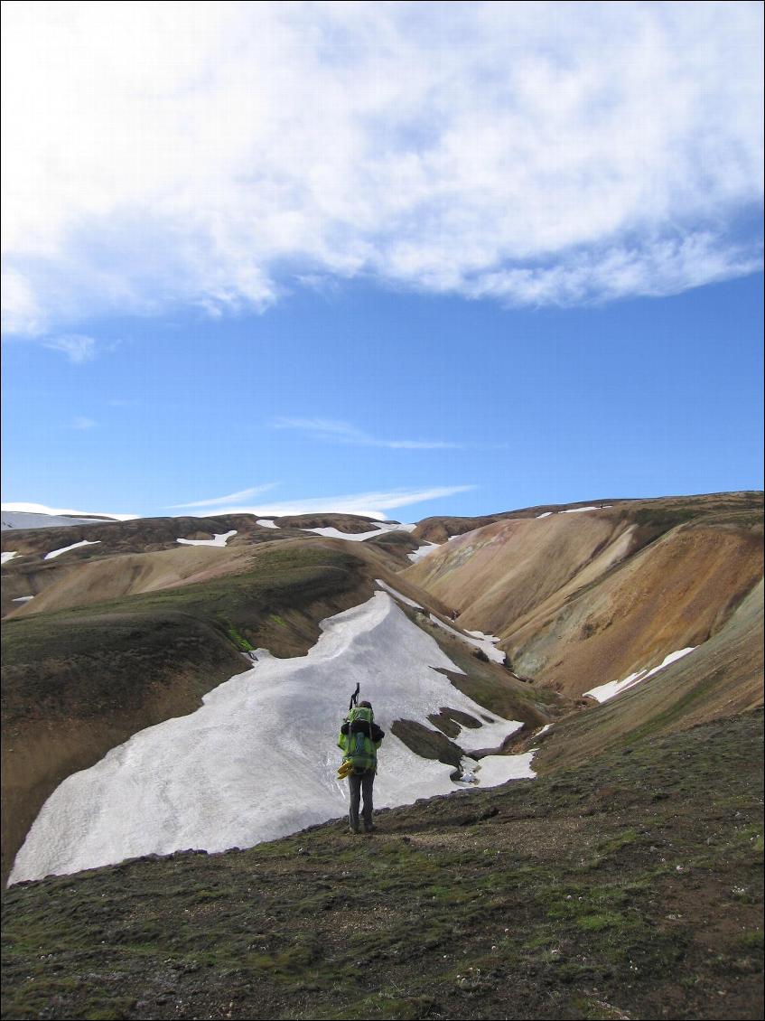 Trek Landmannalaugar Thorsmork : Les paysages typiques de cette première étape