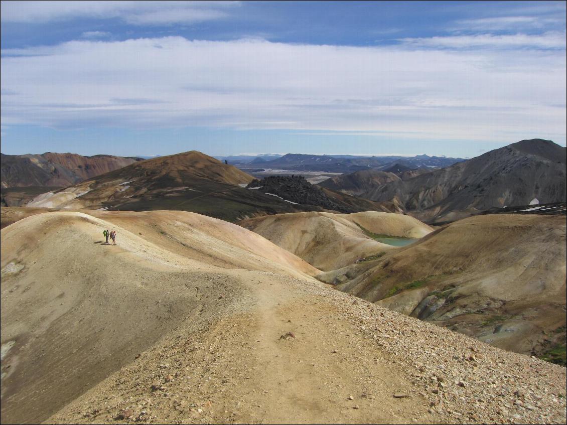 Trek Landmannalaugar Thorsmork : première étape, festival de couleurs