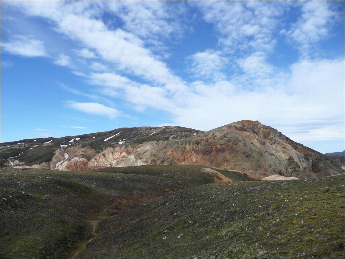 Etape 1 du trek du Laugavegur