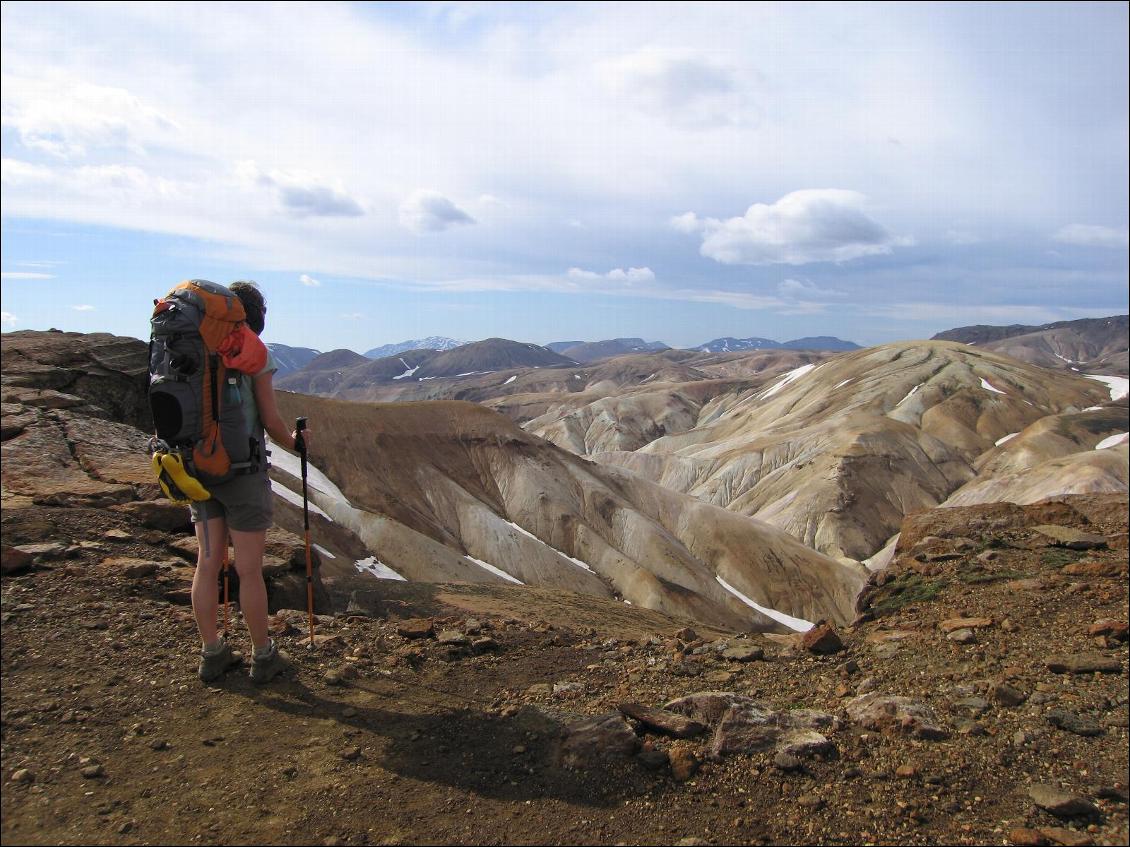 Trek Landmannalaugar-Thorsmörk : Laugavegur : étape 2