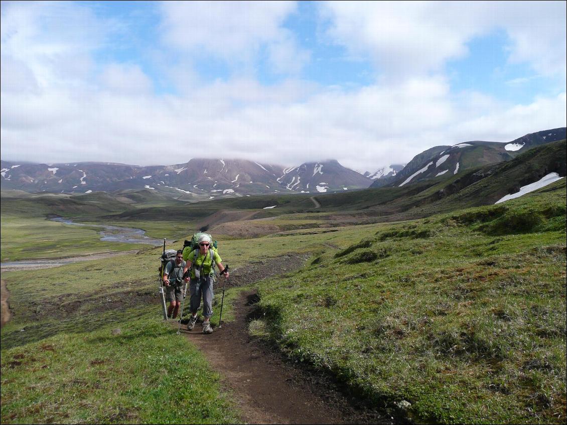 Trek Landmannalaugar–Thorsmörk : Laugavegur étape 3