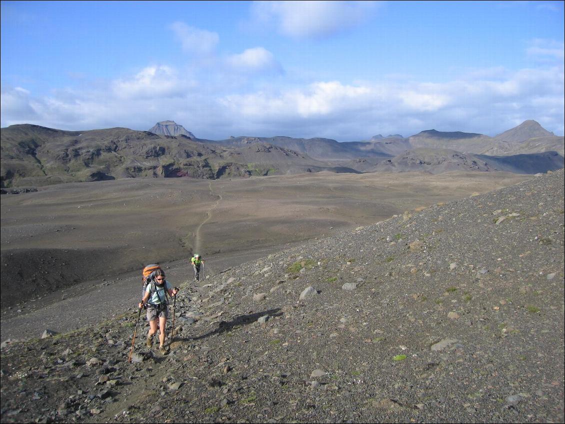 Trek Landmannalaugar-Thorsmörk : Laugavegur étape 4