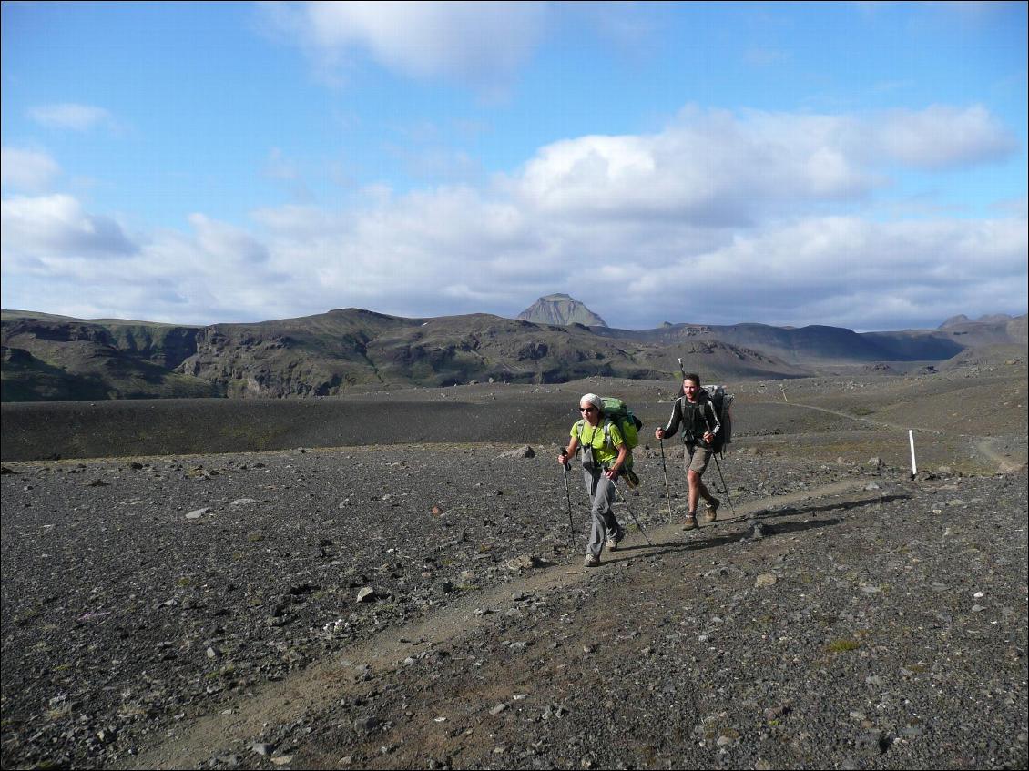 Trek Landmannalaugar-Thorsmörk : Laugavegur étape 4