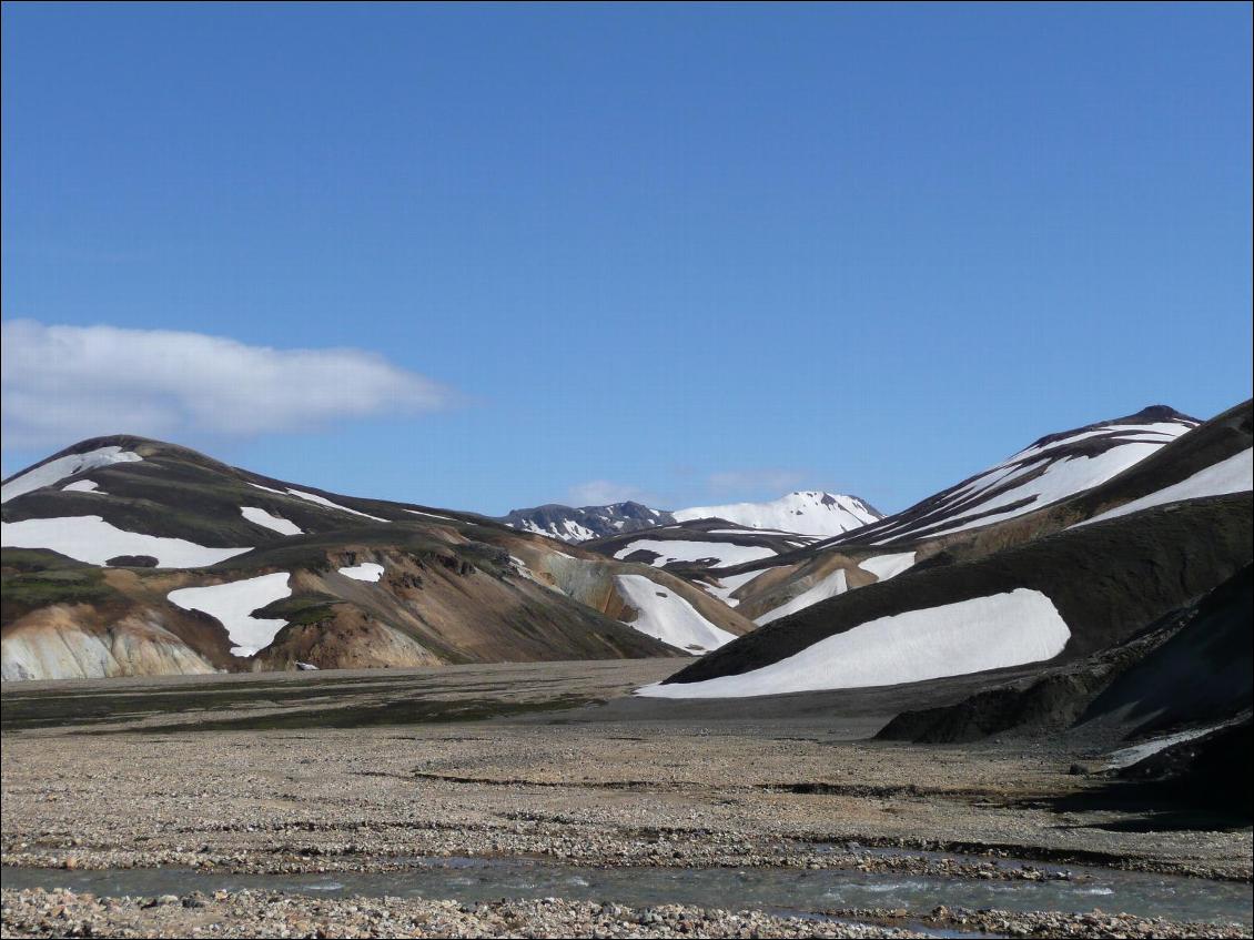 Landmannalaugar : petite randonnée aux abords du site