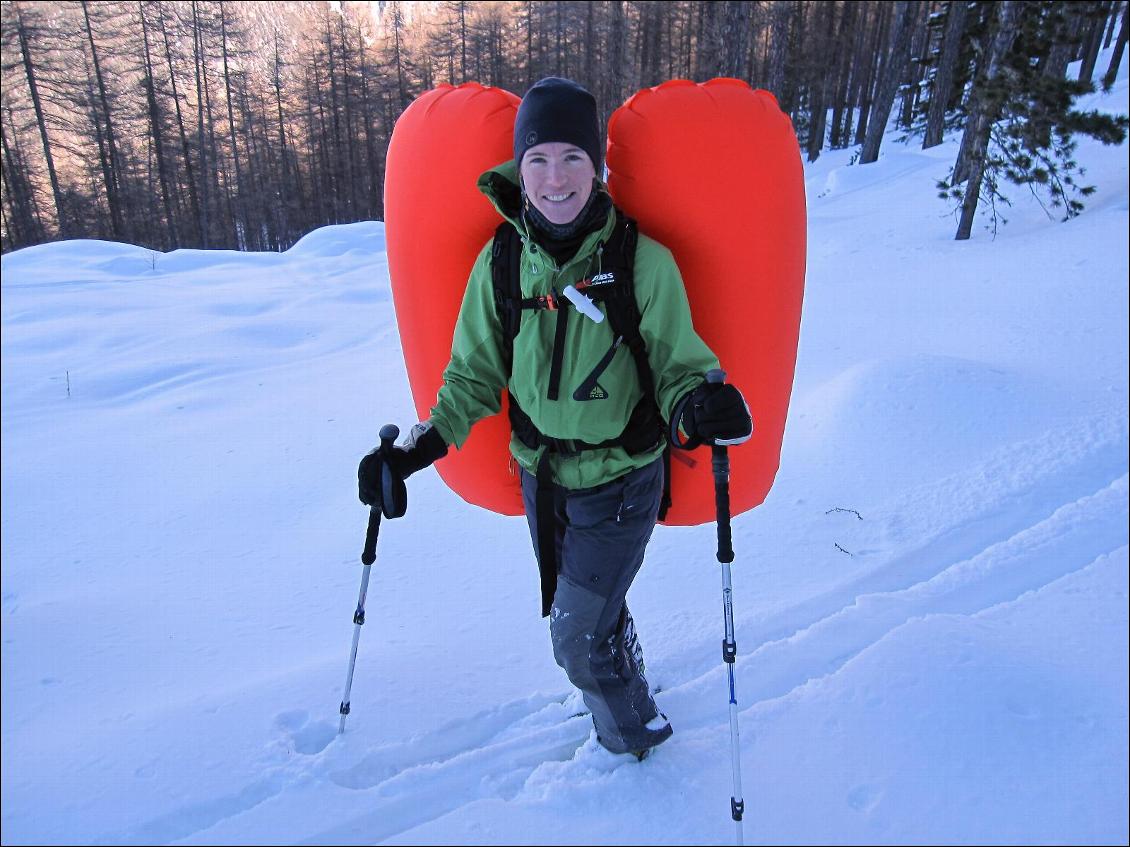 Le sac Airbag gonflé