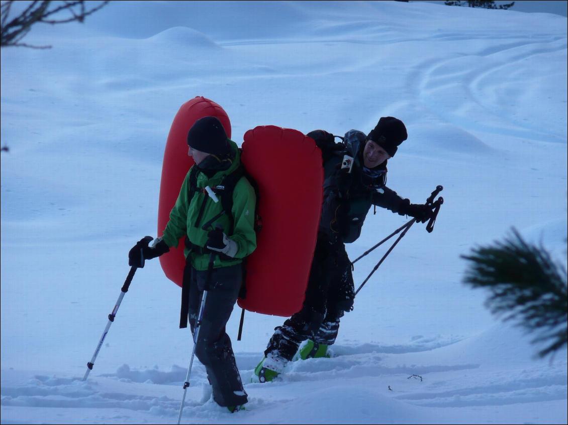 Le sac Airbag gonflé