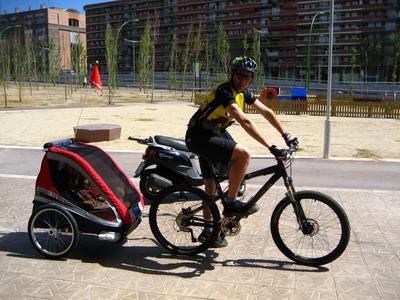 Remorque à vélo enfant : le Chariot Corsaire XL