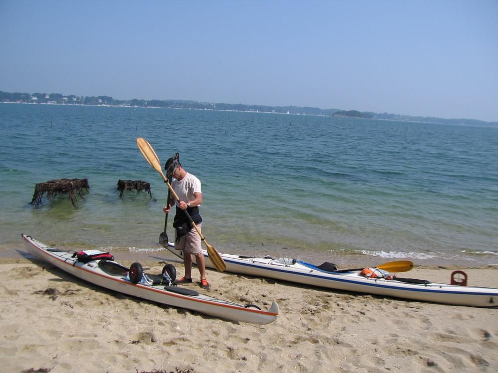 Kayak de mer dans le golfe du Morbihan