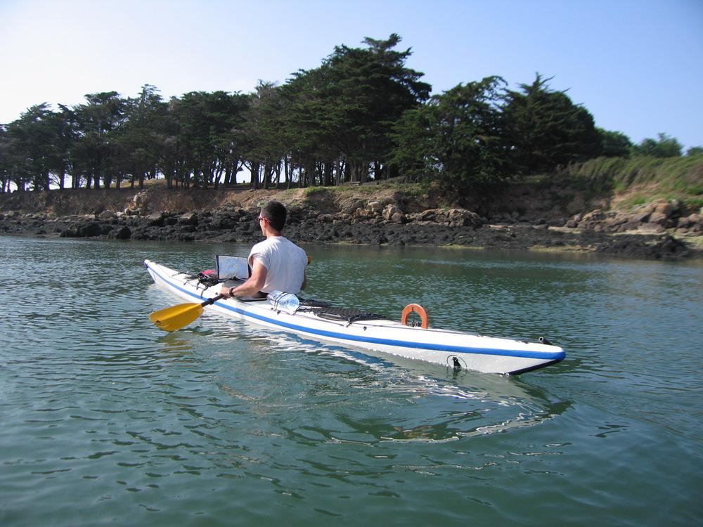 Kayak de mer dans le golfe du Morbihan