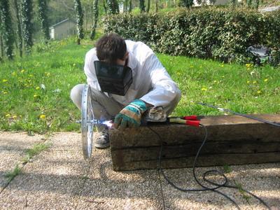 Fabrication d'une remorque à vélo artisanale