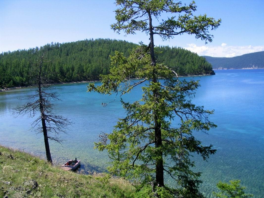 L'eau limpide du lac Khovsgol