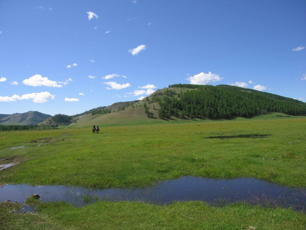 La Mongolie, décors typique du Nord