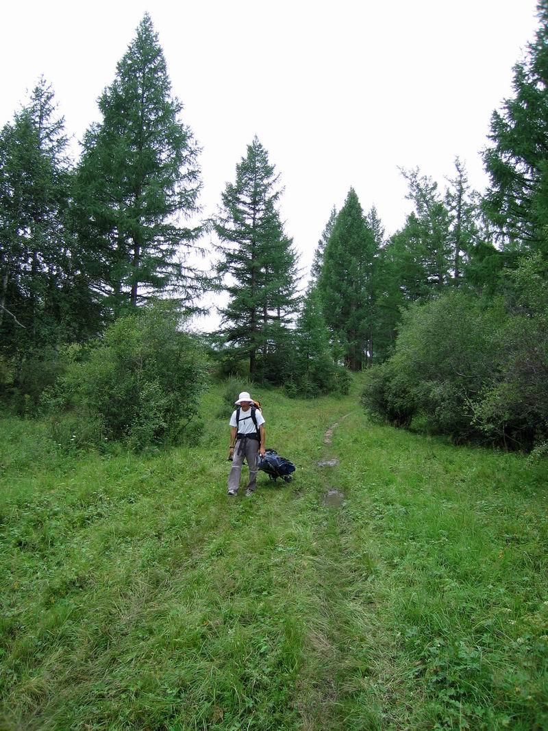 Une route départementale mongole