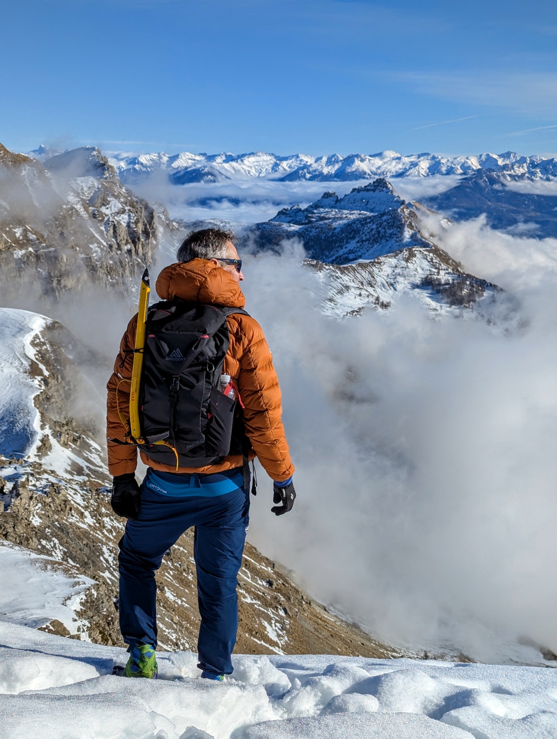 Sortie alpine dans le massif des Ecrins.