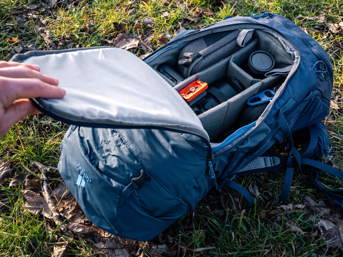 La "Camera Box" se loge dans le sac.