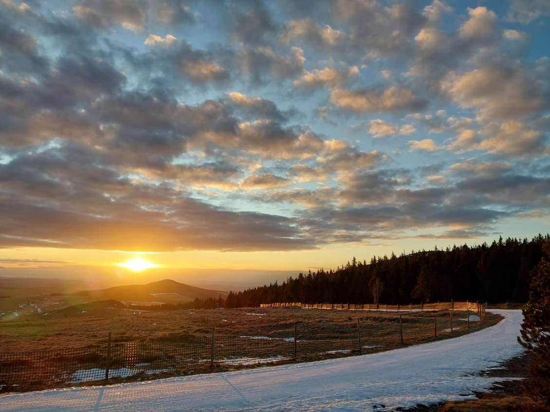 Encore un coucher de soleil à couper le souffle